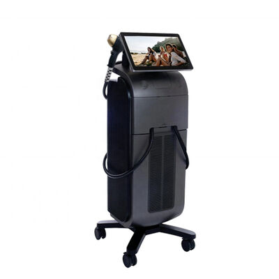 Acil Durdurma Butonlu Diyot Lazer Epilasyon Makinesi, Yarı İletken Su Hava Soğutma Sistemi ile Saç Dökülmesini Sağlar