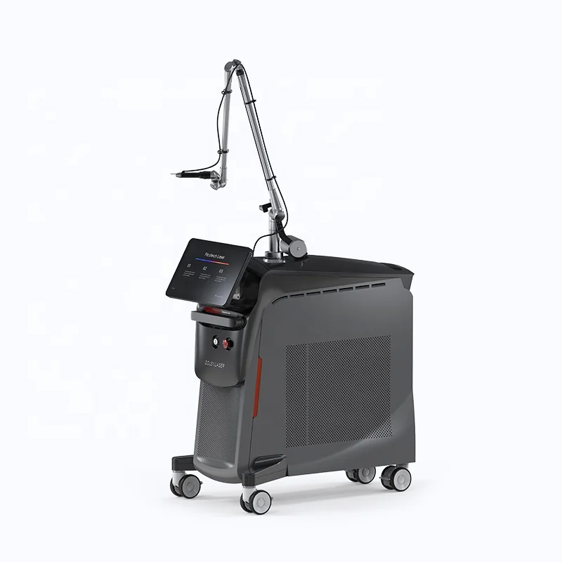 25kg Max 2mm-10mm Picosekondlu lazer dövme çıkarma makinesi 532nm\\1064nm\\755nm Dalga boyu ile